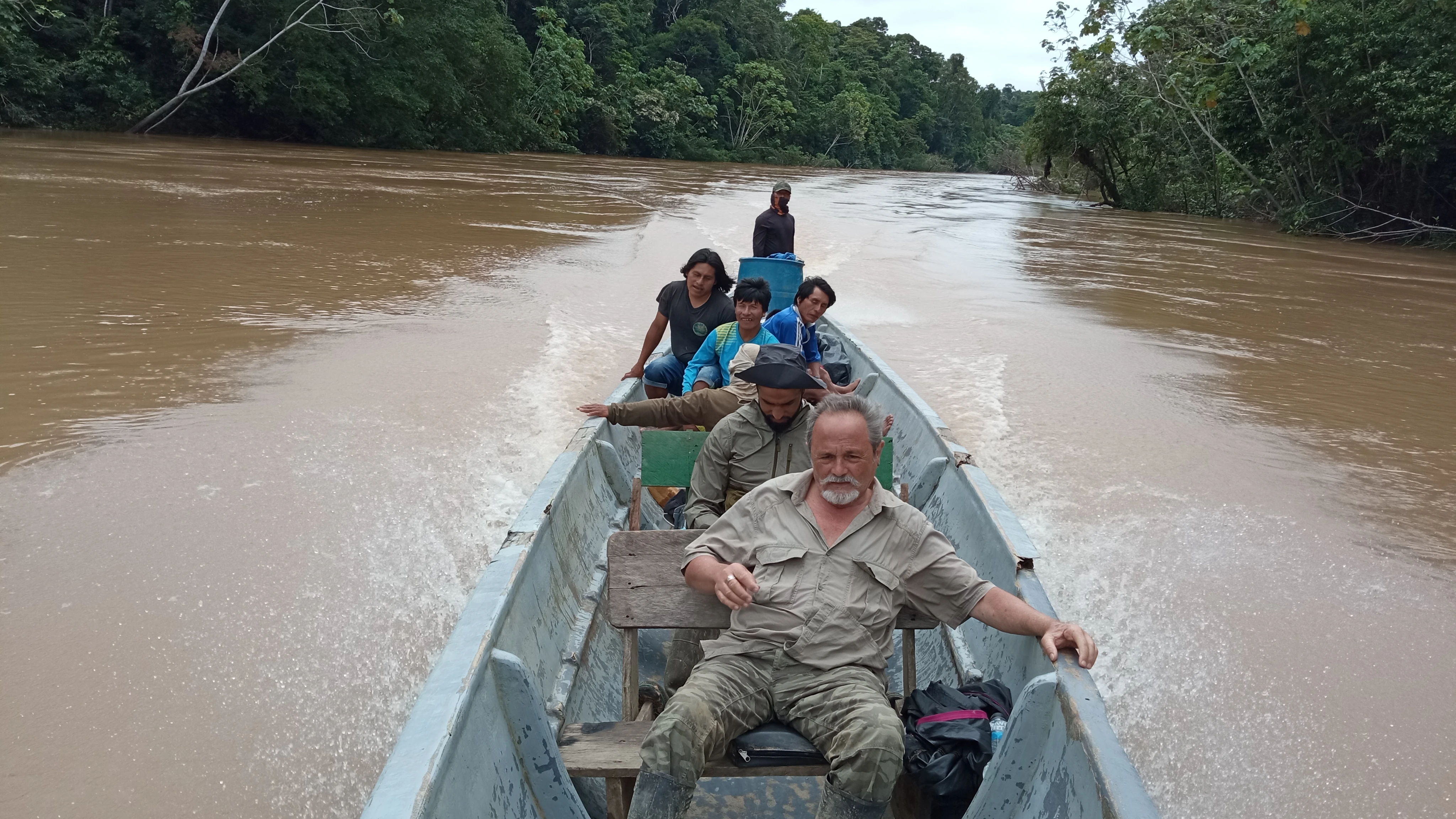 Remote rainforest expedition in Waorani territory